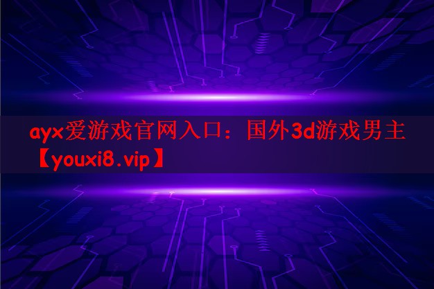 国外3d游戏男主
