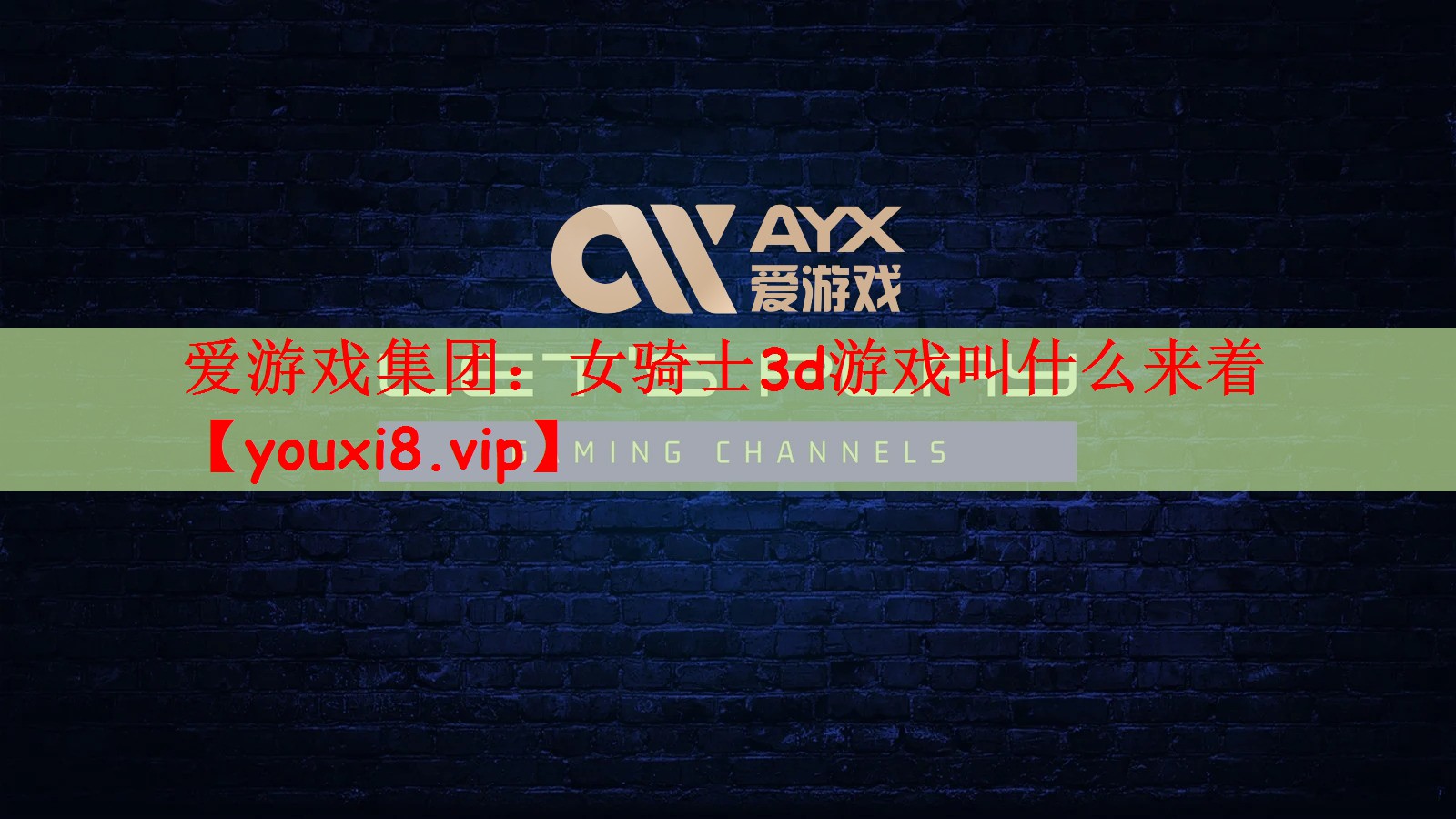 女骑士3d游戏叫什么来着